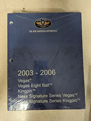 03-06Victory Vegas Eight Ball Kingpin Motorcycle Shop Service Repair Manual BNIP • $125.99