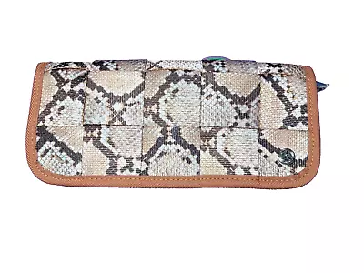 HARVEY'S Seatbelt Bag Snake Skin MERCEDES Ltd Edition Clutch 10  NWT NEW • $124.99