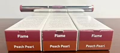 MALLY Secret Lift Eyeshadow Baton  Flame + Peach Pearl  .05 Oz Ea. Lot Of 3-NIB • $19.99