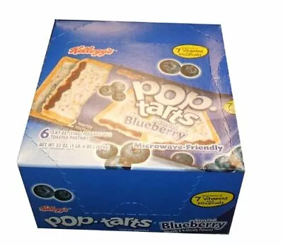 £81.24 • Buy Pop-Tarts Frosted Blueberry, 2-Count, 6-Pack Boxes [12-Boxes]