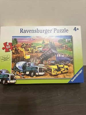 Ravensburger No. 095254 Construction Crowd  60 Piece Puzzle Open Box *Counted* • $9