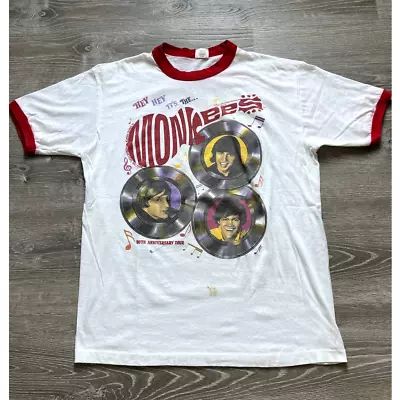 The Monkees Vintage 20th Anniversary Tour Vintage T-Shirt 86 • $58