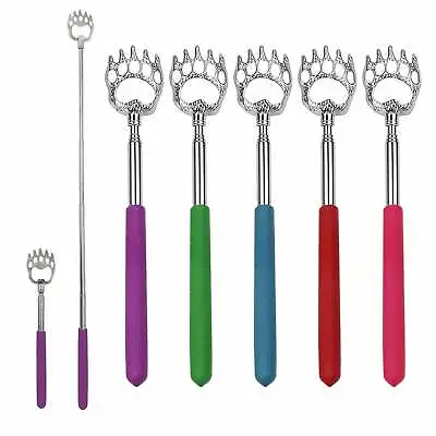 5pc Bear Steel Claw Telescopic Stainless Metal Extendable Back Itching Scratcher • $10.12