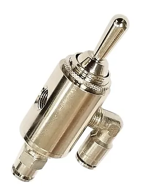 Airmaxxx 3/8 Line Manual Air Ride Valve 3 Position Toggle Pneumatic Fill + Dump • $52.09