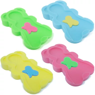 Baby Bath Sponge Support Foam Mat Toddler From 0 Months + Sponge Toy Free • £6.99