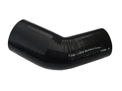 Black 2 1/2  -2.75   45 Degree Reducer Silicone Hose 64-70MM Turbo Coupler Pipe • $12.90
