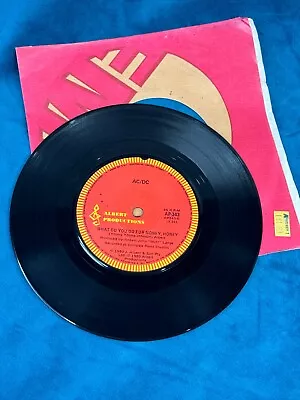 AC/DC Vinyl Record 45 Single - VERY RARE ERROR MISLABELED EASYBEATS Albert Young • $50