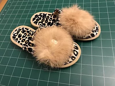 Ukrainian Made In Ukraine FLUFF FLIP FLOP SLIPPERS GIRLS Kids Look !!! • $12