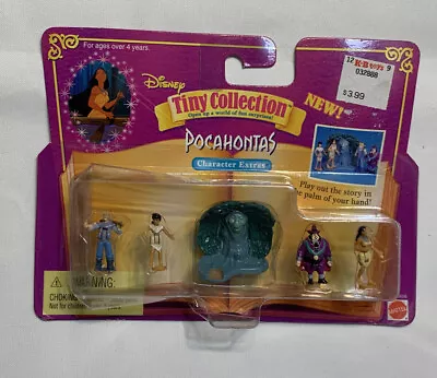 Mattel Polly Pocket DISNEY Tiny Collection Pocahontas Character FIGURE PACK 1998 • $84.29