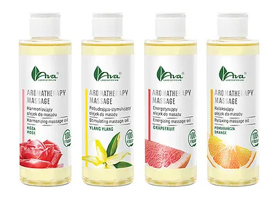 AVA Aromatherapy Massage - Grapefruit Orange Rose Ylang-Ylang  100% Of NATURE • £7.99