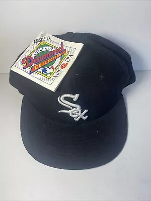 Vintage New Era 5950 Chicago White Sox Wool Fitted Hat Cap 7 1/2 MADE IN USA NWT • $59