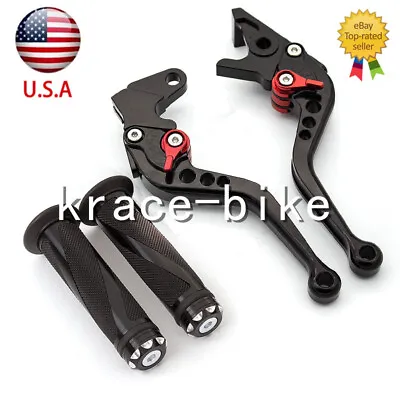 For DL650/V-STROM/XT 2011-2020 TL1000S 1997-2001 CNC Brake Clutch Levers Grips • $37.99