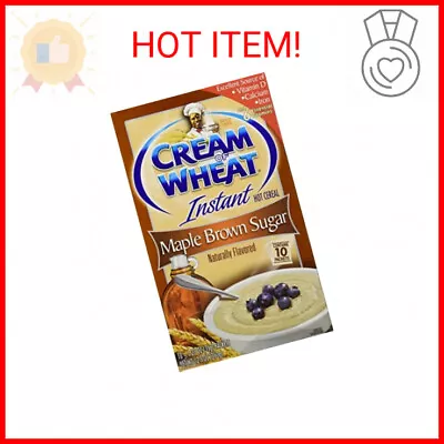Cream Of Wheat Instant Hot Cereal Maple Brown Sugar 12.3 Ounce • $7.03