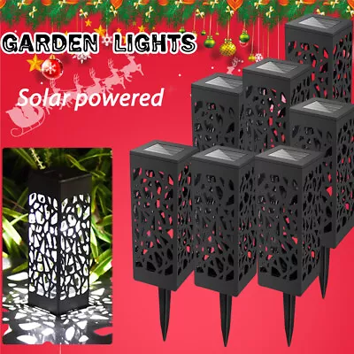 Solar Garden Light Xmas Patio Path Dappled Shadow Decor Lamp Christmas Sale Bulk • $153.99