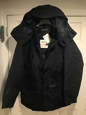 Classic Marmot Yukon Parka Jacket (Men's) Black - Very Warm Holiday Sale • $335