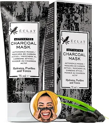 Charcoal Activated Black Face Mask Blackhead Remover Peel Off Facial Black Mask • £5