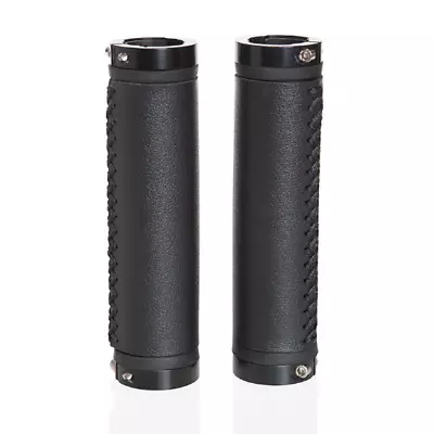 1Pair Bicycle Leather Handlebar Grips Vintage MTB Mountain Bike Handlebar Cover  • $10.04