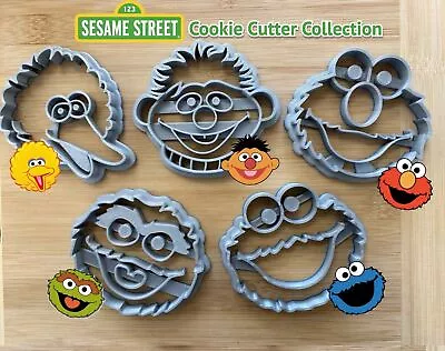 SESAME STREET Cookie Cutter | Elmo | Big Bird | Cookie Monster | Oscar • $17.99