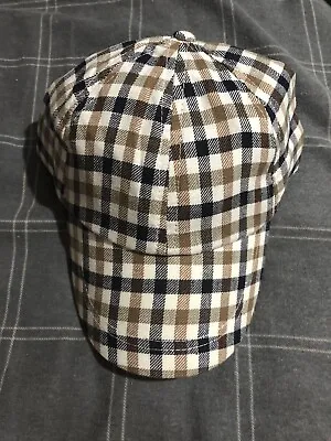 £110 • Buy Aquascutum Vintage Check Cap Hat
