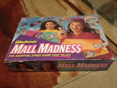 Vintage Milton Bradley 1996 Electronic Mall Madness Game READ • $15.99