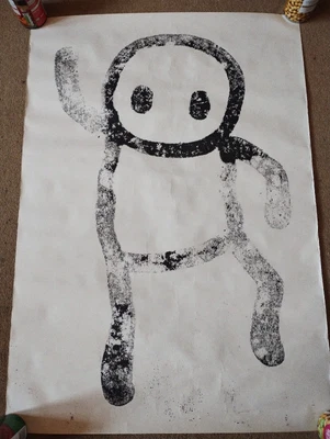 £850 • Buy Stik Stamp Limited Edition Print - Southbank Centre 70x100 Feb 2023