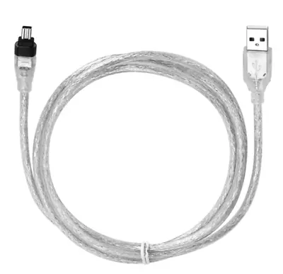 USB 2.0 A Male To 4Pin Firewire IEEE1394 Male Cable 1.5m • £5.99