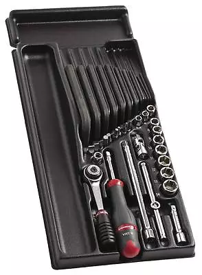 £134.95 • Buy Facom  MOD.R1 35 Piece 1/4  Dr. Socket, Bit & Hexagon Key Set Module
