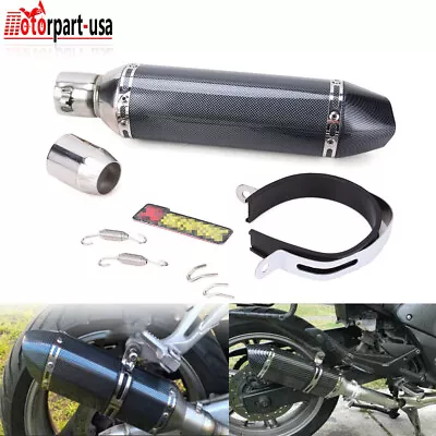 38-51mm Motorcycle Slip-on Exhaust Muffler Pipe DB Killer Silencer Universal ATV • $46.01