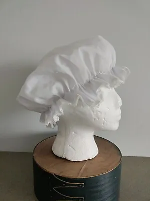 Cotton Mop Mob Muffin Maid Servant Cap Theater Re-enactment Colonial Victorian • $12.99