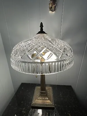 Rare Mint Condition Waterford Beaumont Tiffany Style Lamp • $725