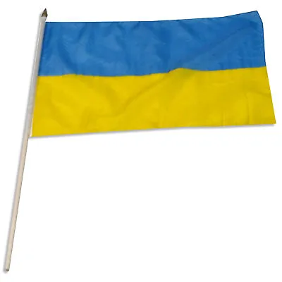 Ukraine Flag 12 X 18 Inch • $2.99