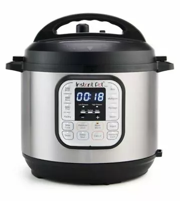 Instant Pot Duo 6-Quart 7-in-1 Electric Pressure Cooker Slow CookerRice Cooker • $72