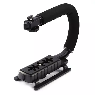 C Shape Bracket Video Handle Handheld Stabilizer Grip For Camera DSLR Camcorder • $14.69