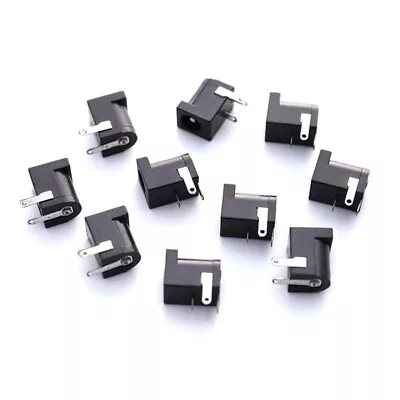 $1.19 • Buy 10Pcs PCB Mount 5.5 X 2.1 Mm Female DC Power Jack Plug Socket Connector Bl.'.