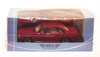 1/43 Neo Scale Models 45538 1980 Mercedes-Benz 280 E (W123) AMG Metallic Red • $90.07