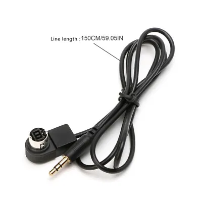 3.5mm Car Aux Input Cable Mini Plug Jack For ALPINE AI-NET IPhone MP3 Ornate • £5.66