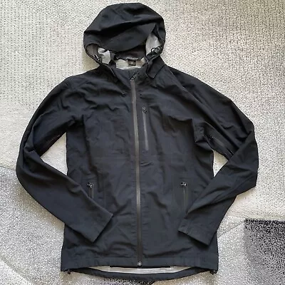 Mission Workshop Medium Black Jacket C Change Shell Hood Full Zip Schoeller • $100