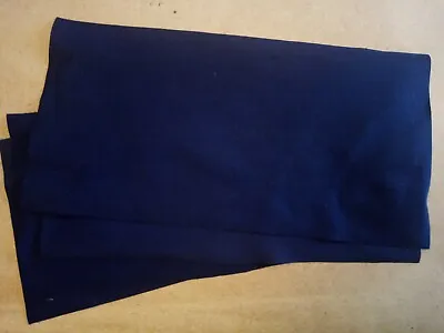 Coachbuilt Pram Spare Patches Navy Blue Outer Fabric For Fixing Hood Repairs • £7
