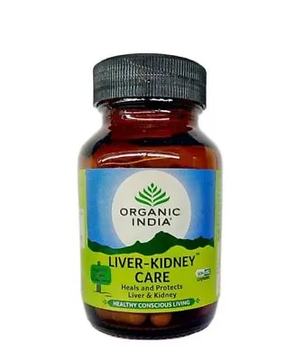 $15.99 • Buy Organic India Liver Kidney Care -60 Capsules