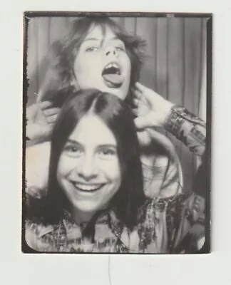 Vintage Photo Booth - Fun-loving Young Girl Friends Tongue Out • $24.95