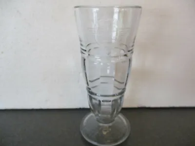 Steak N Shake Large Milk Shake Glass Heavy Embossed Logo  • $7.99