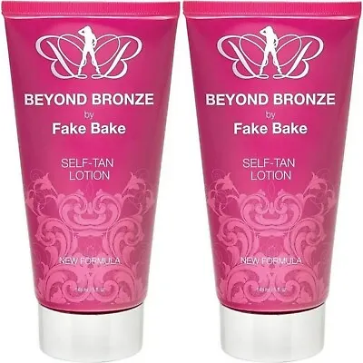 2x Fake Bake Beyond Bronze Self Tan Lotion 148ml Each • £17.99