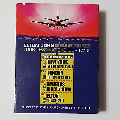 Elton John - Dream Ticket (DVD 2005 4-Disc Set) • $9.99