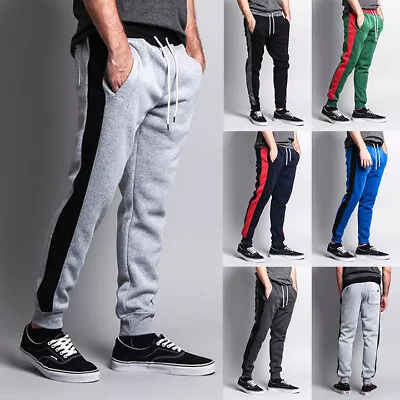 Men's Athletic Contrast Waistband Drawstring Jogger Sweatpants   18121-1576-B9G  • $21.95