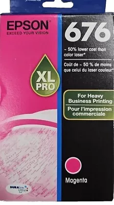 Epson 676XL Magenta (WP-4020-4530-4540) C13T676320 Exp: 06/2024 NIB! • $18.89