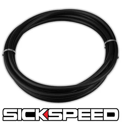 3 Meters Black Silicone Hose For High Temp Vacuum Engine Bay Dress Up 6mm Air F • $14.88