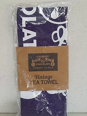 Cadbury Dairy Milk Chocolate Tea Towel  Collectable Souvenir Tea Towel • $24