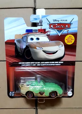 DISNEY Pixar CARS Lightning McQueen Deputy Hazard  NEW 2024 • $24.95