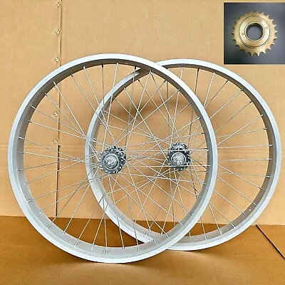 26 X 4 Fat Tire Bike Rim Wheel Set - 12 Gauge Spokes & Flywheel -Snow Bike Wheel • $148.79