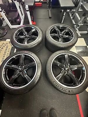 19-20 Ford Mustang Bullitt Wheel Set Rim With Tire Staggered 19  Factory Oem • $1699